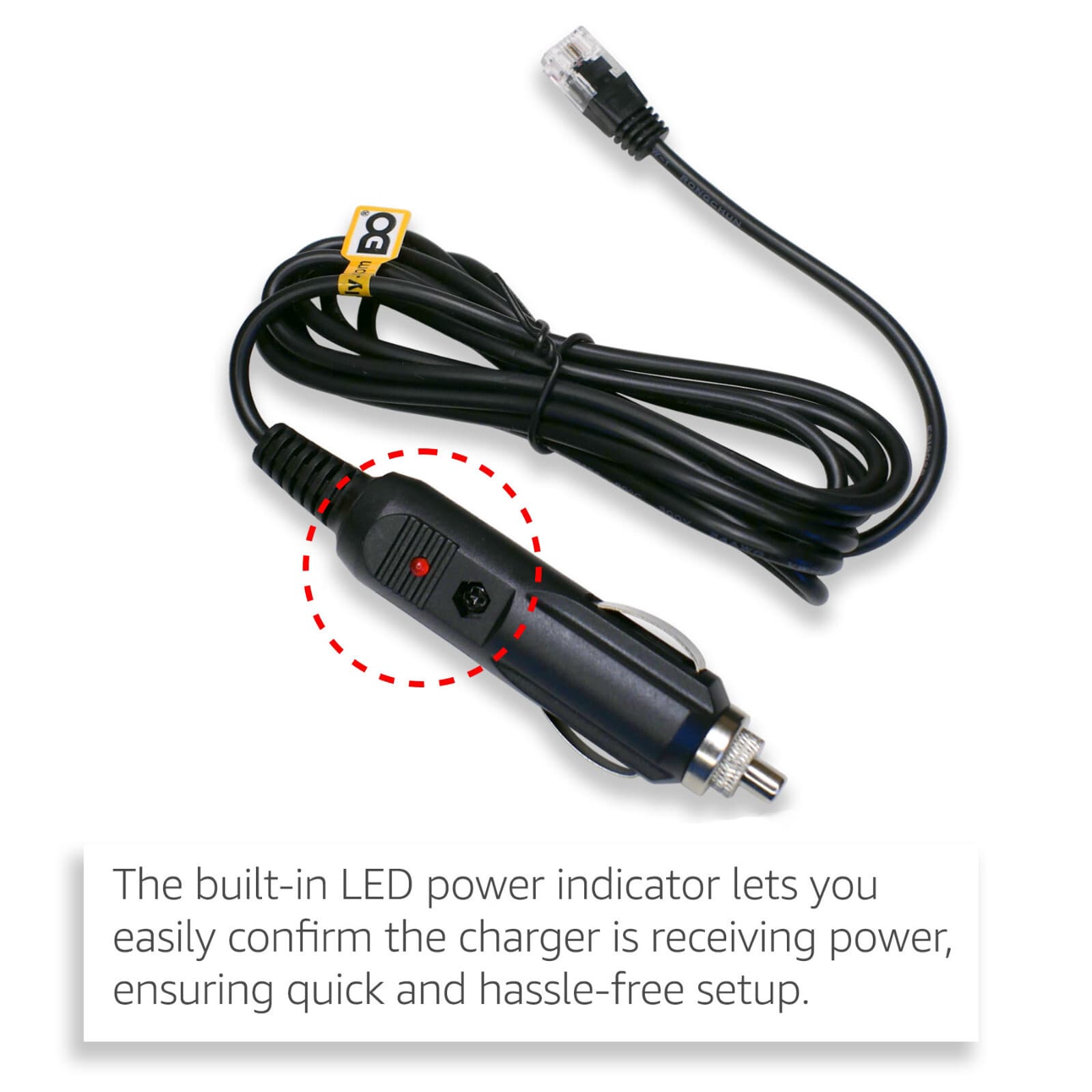 Car Power Cord for Beltronics RX65 Vector 995 965 940 Pro 300 V8 Radar Detector 3