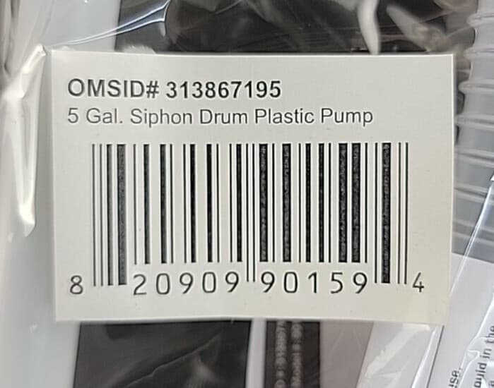 (2 Pack) Great Star 5 Gal Hand Siphon Drum Barrel Pump Plastic Manual Squeeze 3
