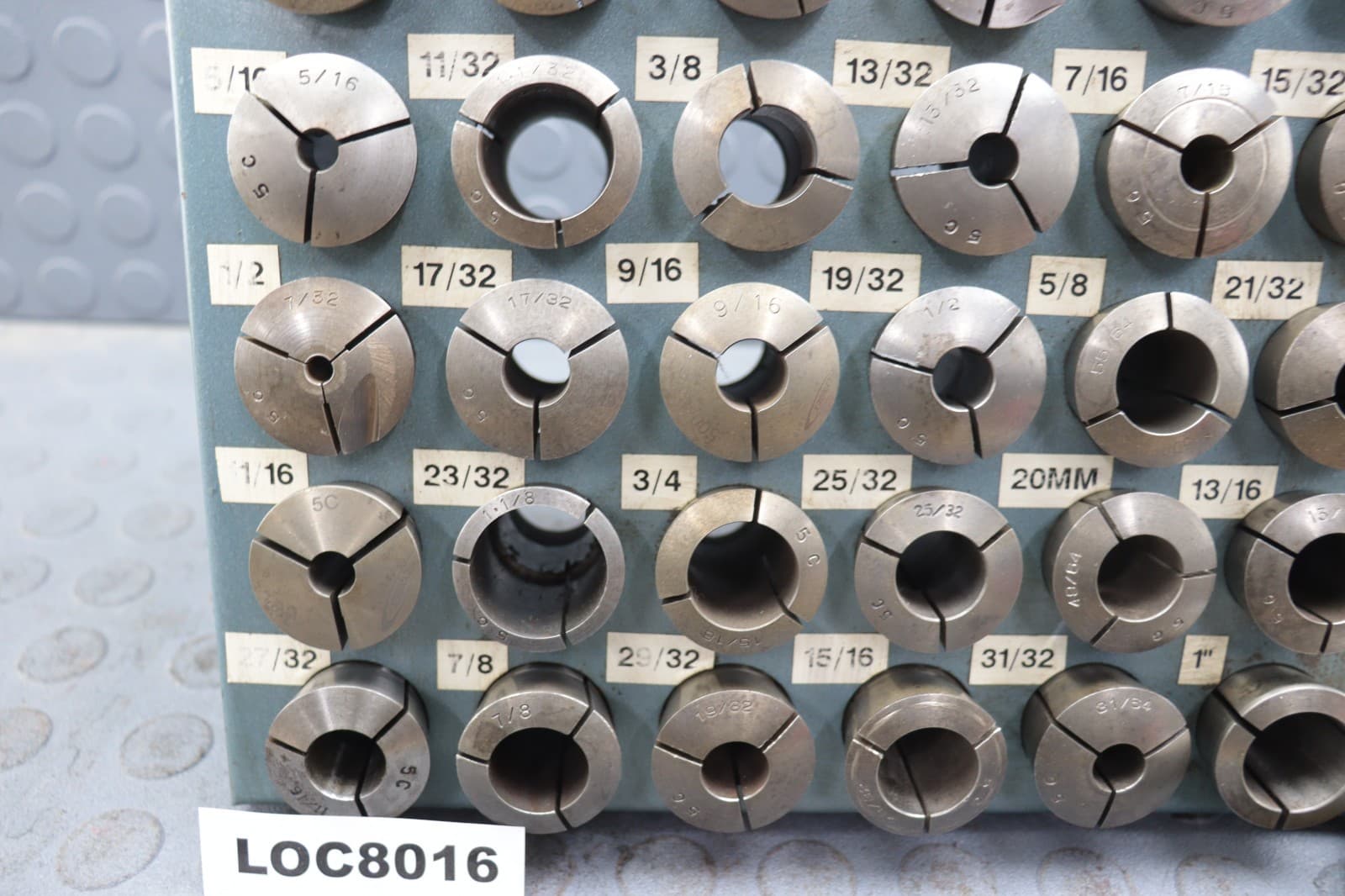 UNBRANDED 5C COLLET LOT OF 32 LOC8016 5