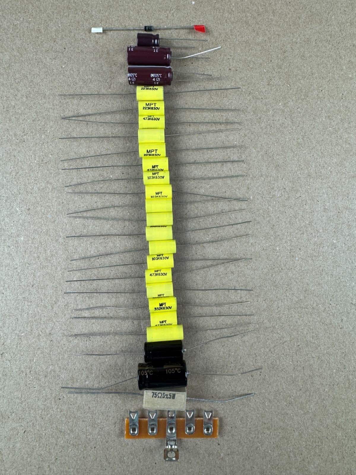 Zenith Trans-Oceanic Y600 Complete Recap Kit High-Quality Radio Repair Set