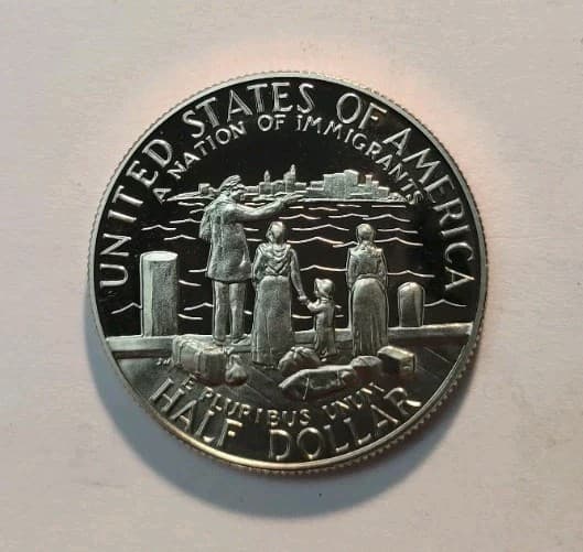 1986 Statue of Liberty Uncirculated Clad Half Dollar - Coin Only 3
