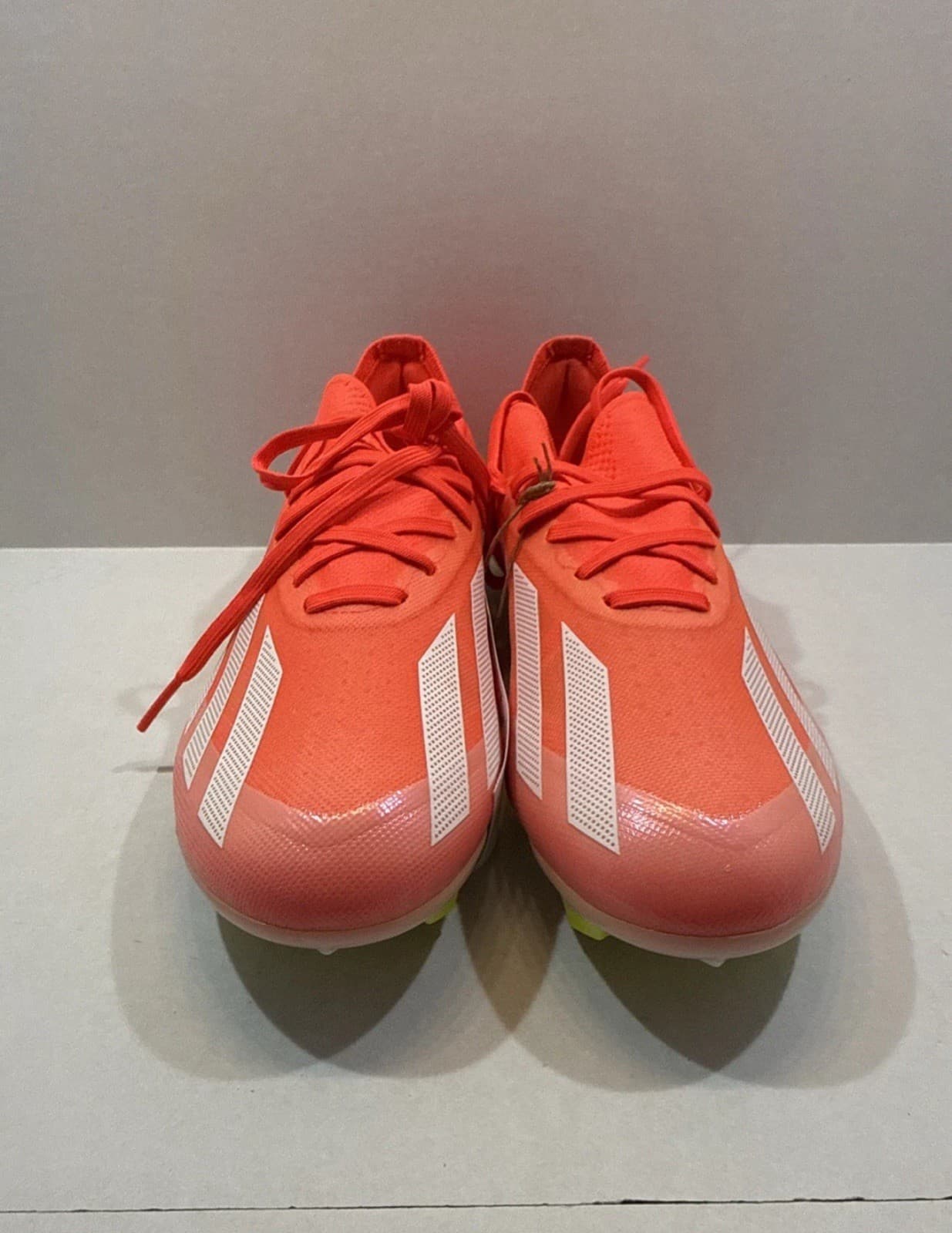 Adidas Mens 7.5 X CrazyFast Pro Firm Ground Cleats Solar Red/Yellow IG0600. 3