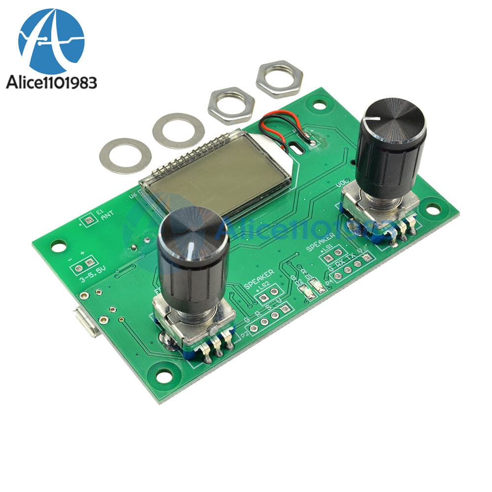 DSP PLL Digital Stereo FM Radio Receiver Module 87-108MHz with Serial Control 2