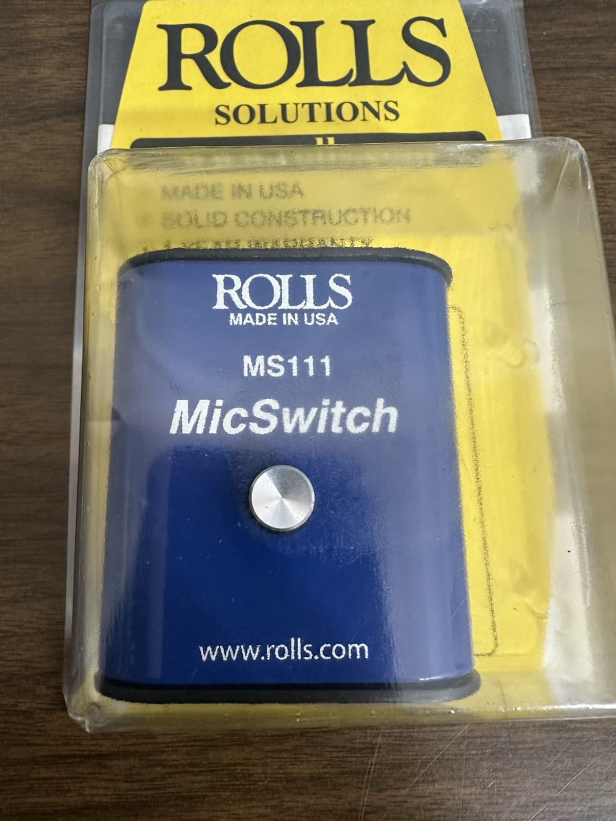 Rolls MS111 Original Version Unidirectional Polar Microphone Switch On/Off New 2