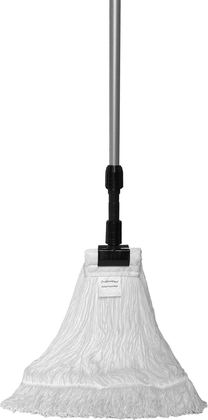 Professional Nylon Looped-End Wax Mop (6 Pack) - Large Size with Wide Band 4