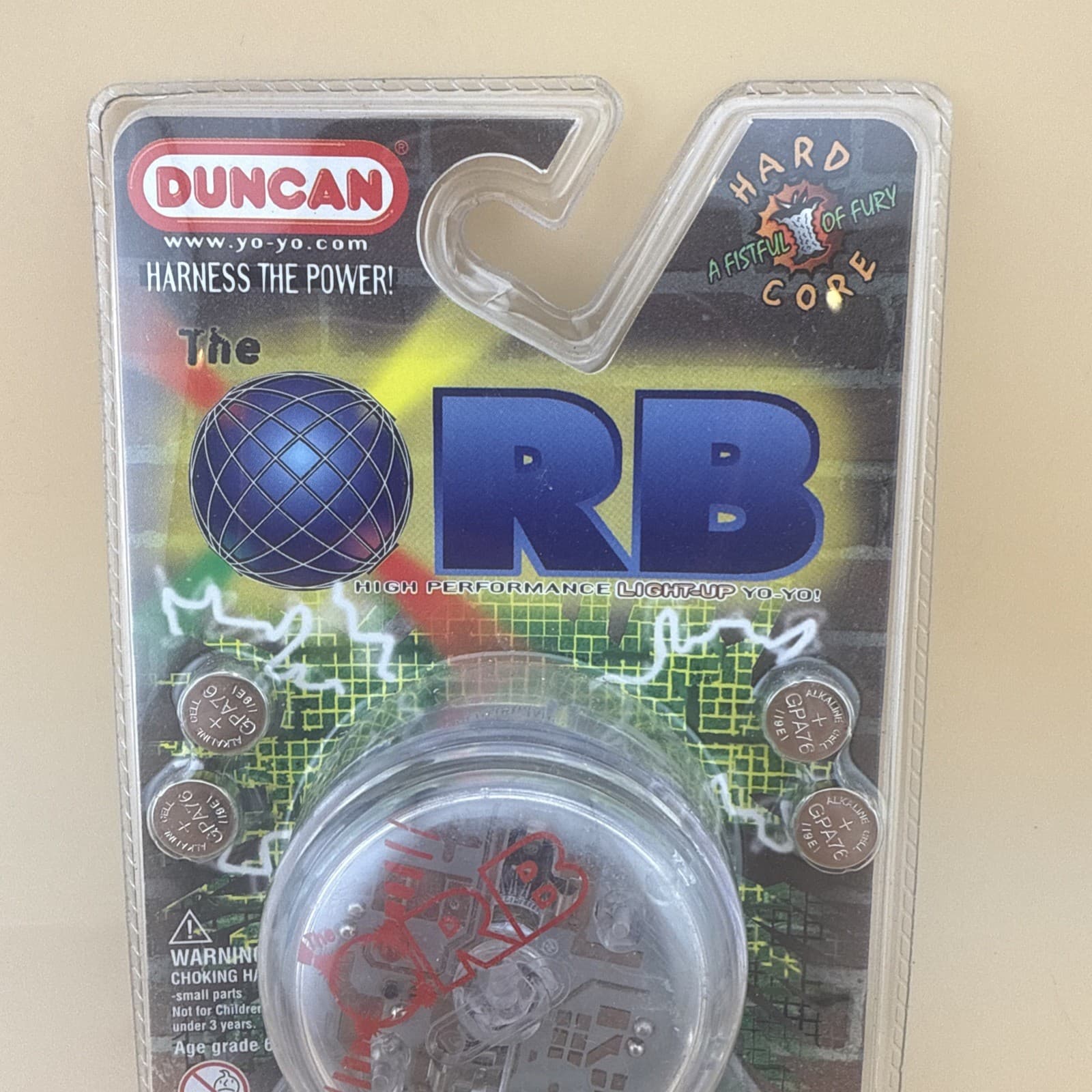 Vintage 90's Duncan The Orb Light-Up Yo-Yo NEW Original Package 3