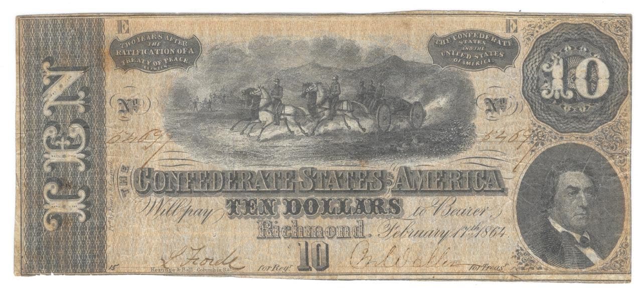 Calhoun Collector Society Confederate Money Set $5, $10,$20 Notes T-67,T-68,T-69 5