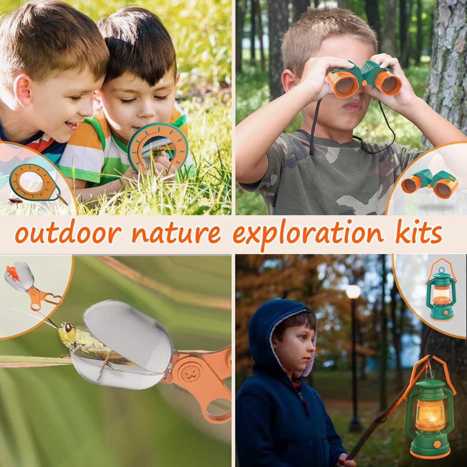 Kids Camping Set with Tent, Campfire, Fruits & Toys for Indoor & Outdoor Play 4