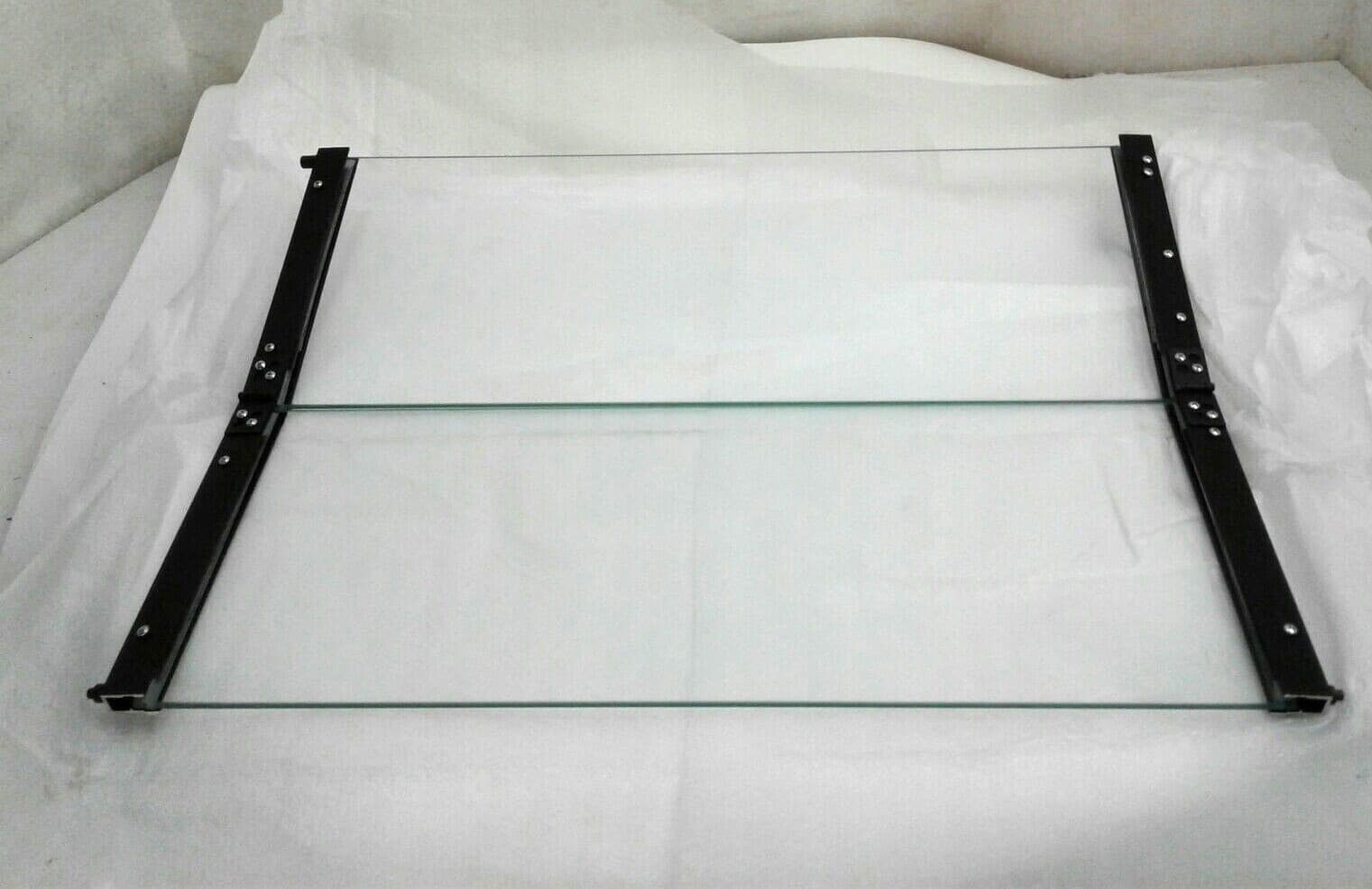 IHP F1005 Superior BDG42 42" Glass Bi-Fold Doors 2" Black George W/Track & Rail 3