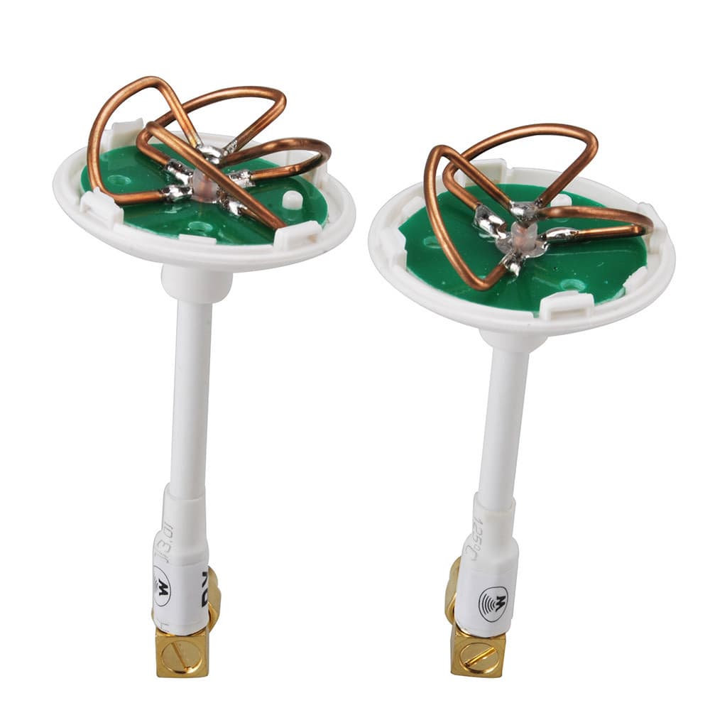 Clover Leaf Omni Circular Polarized 2.4GHz 5.8 GHz Video/Audio Antennas SMA Male 2