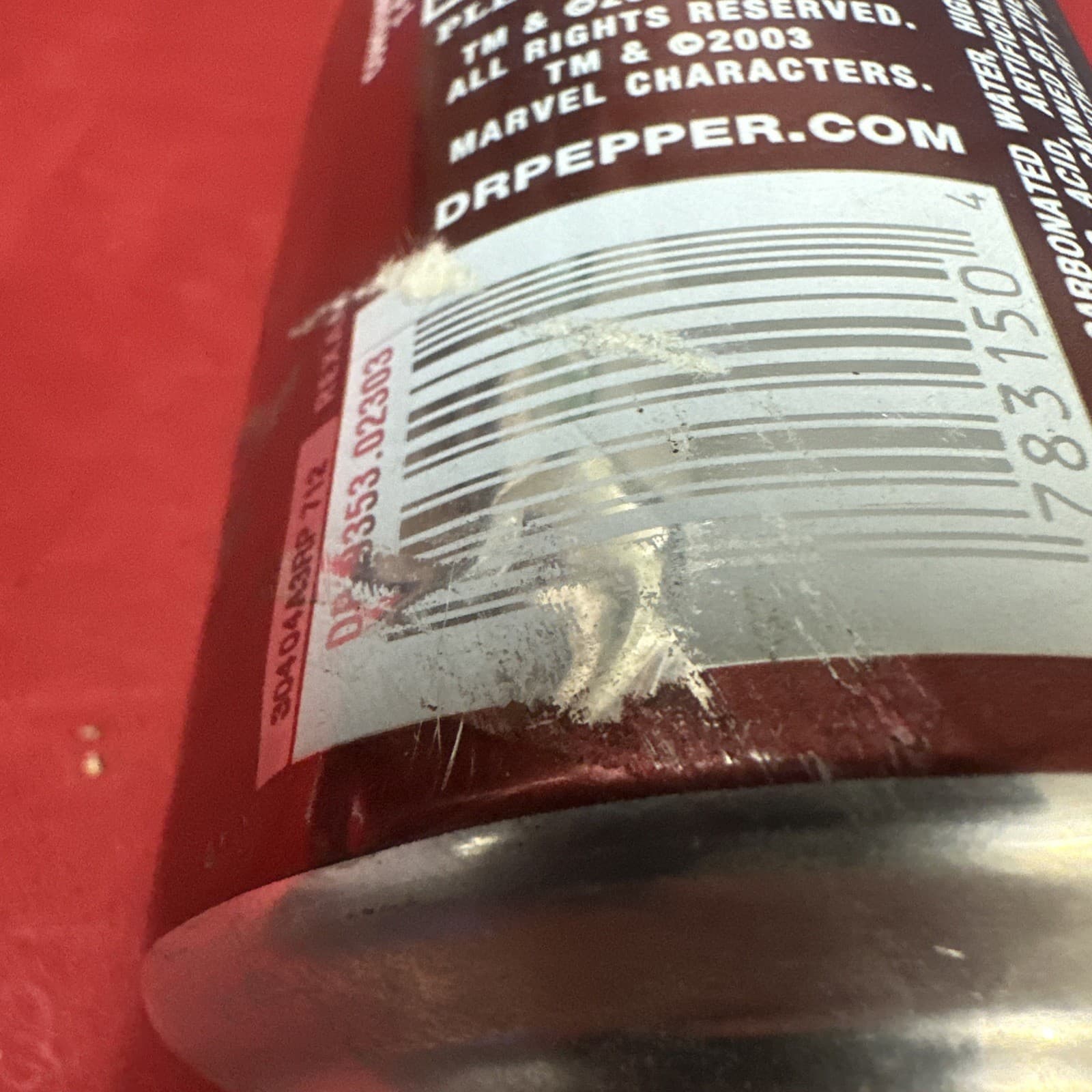 Dr. Pepper, Marvel X-Men Jean grey, Storm, Cyclops, 12 oz, empty soda can 4