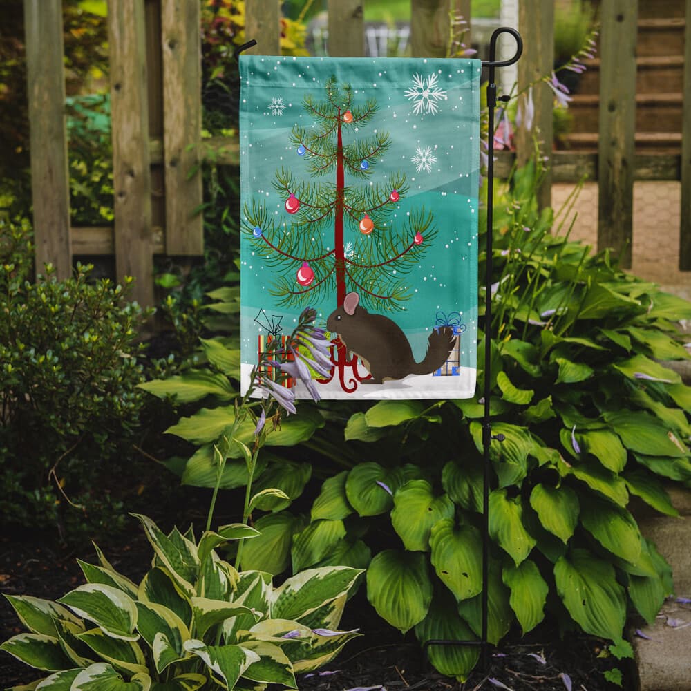 Chinchilla Christmas Flag Garden Size BB9242GF 2