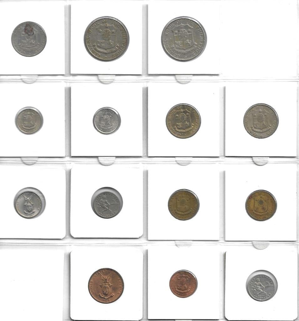 WORLD COINS - PHILIPPINES - 1944-2003 - U.S. ADMIN. & REFORM COINAGE - 52 COINS 4