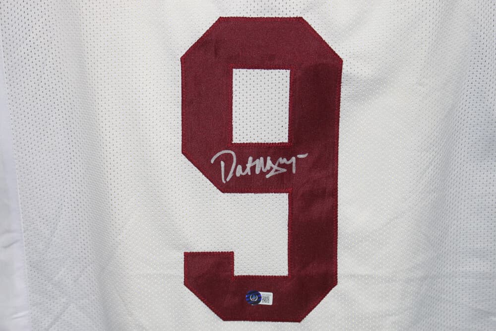 Dat Nguyen Autographed/Signed College Style White XL Jersey Beckett 39329 2