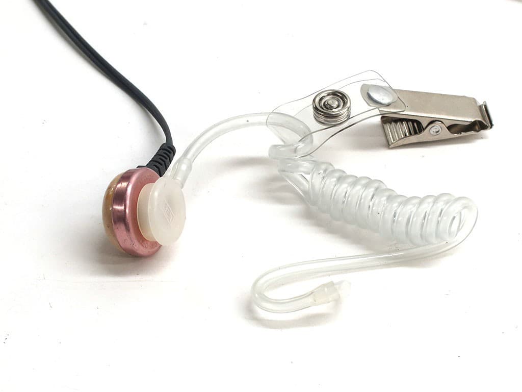 Telex RTS CES-2 earset IFB earwig Telethin headphones 1/8" 3.5mm monitoring 2