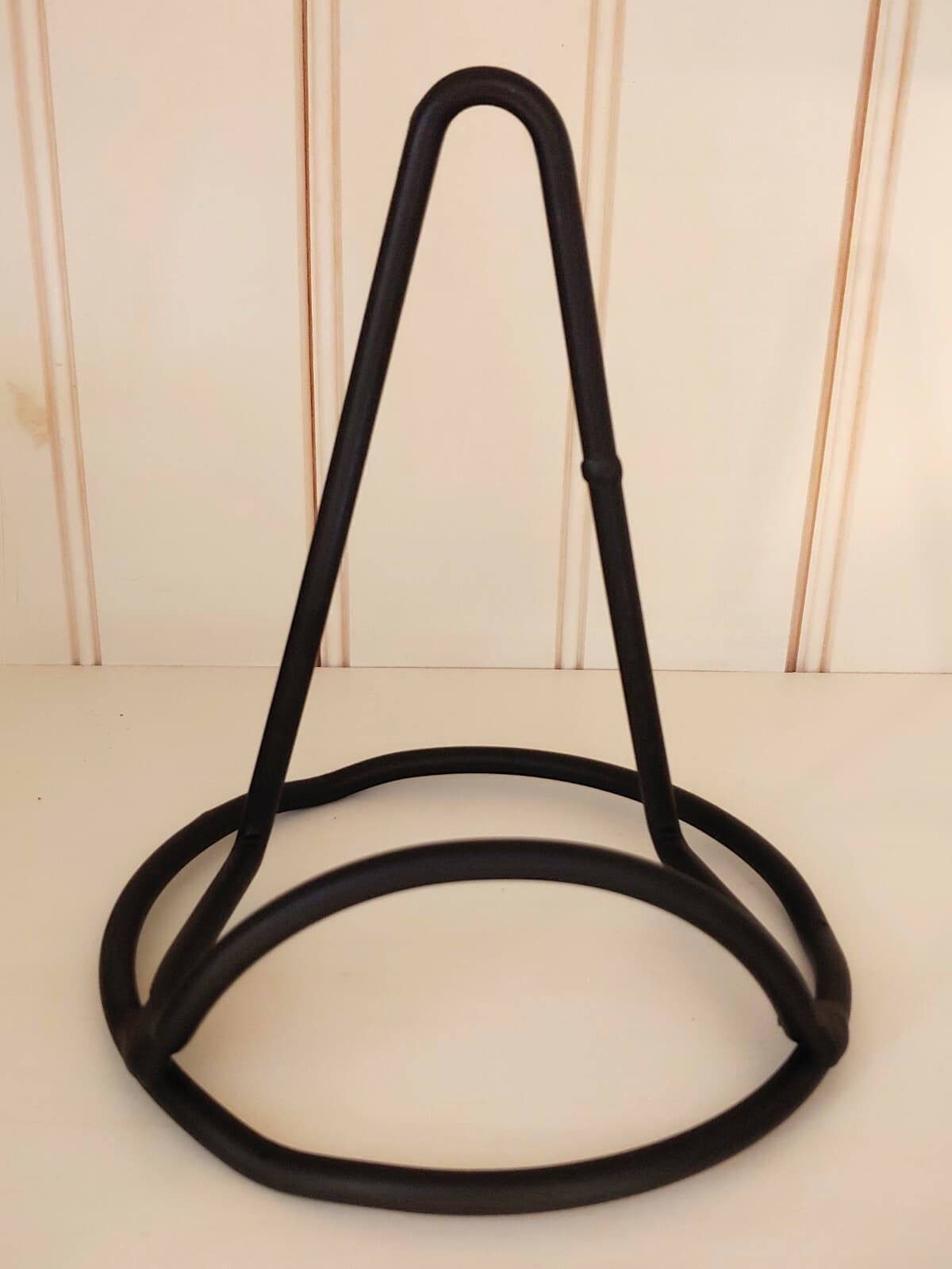 Plate or Picture easel stand - Amish made black wrought iron - Strong & Sturdy 2