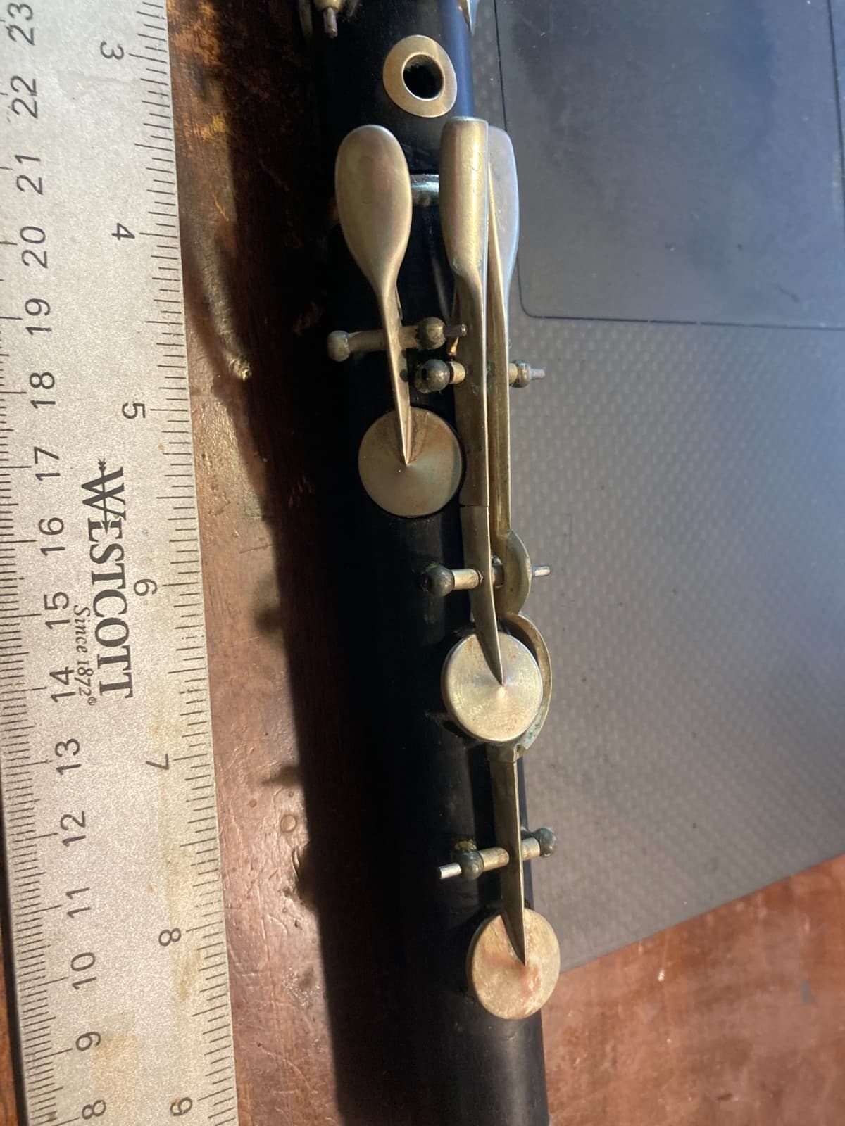 Antique Wood Flute - 6 Hole - 8 Key 5