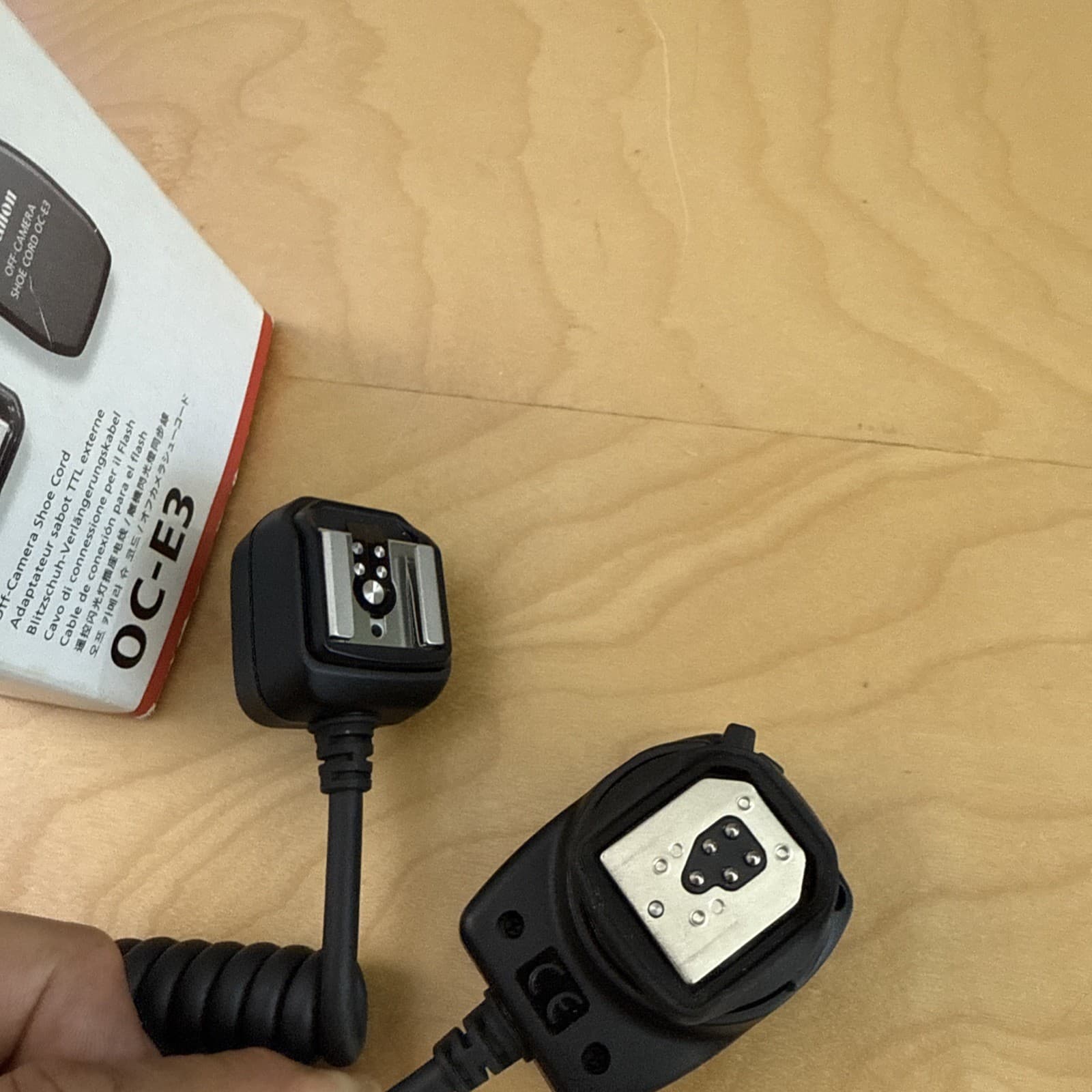 Canon OC-E3 Off-Camera Shoe Cord 3