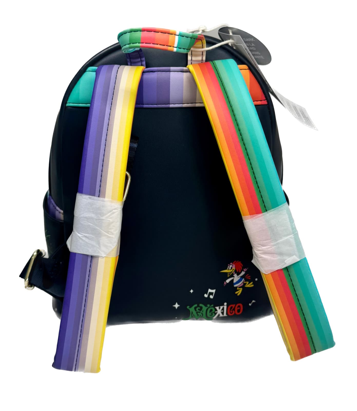 Disney Parks Loungefly Three Caballeros Donald Backpack Mexico EPCOT Glow Dark 3