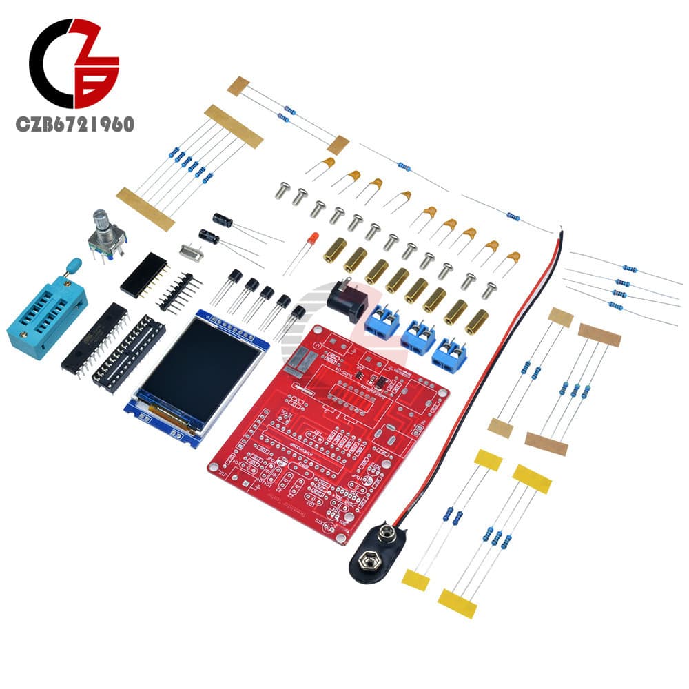 DIY TFT Mega328 Transistor Tester LCR Capacitance ESR meter Kit Frequency Signal 6