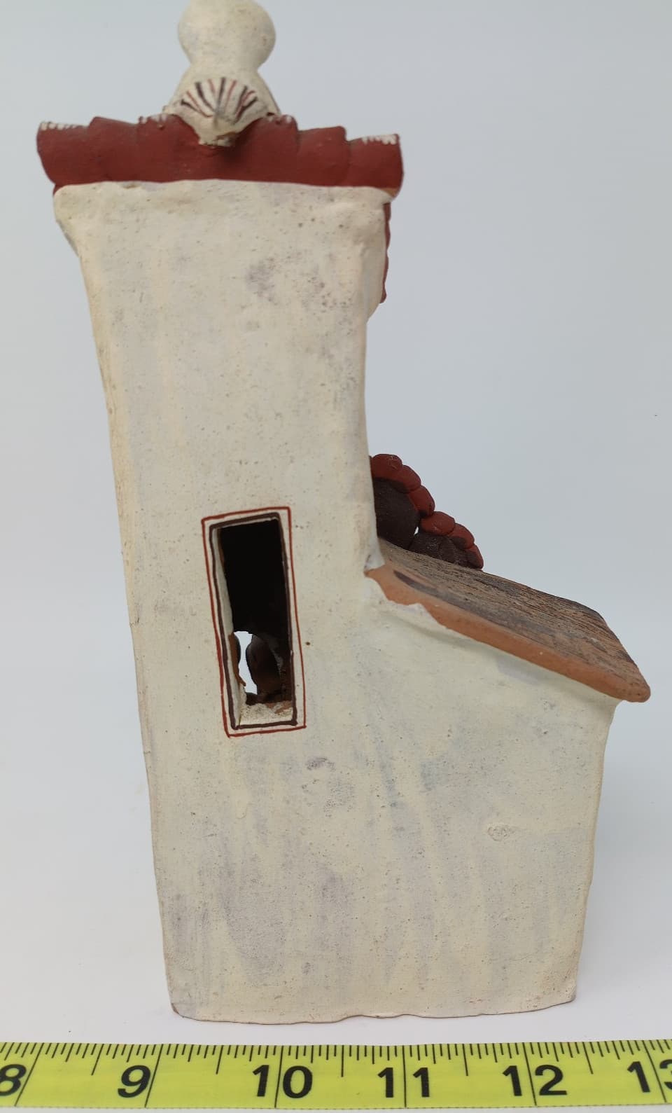 Peruvian Terra Cotta Clay Pottery Folk Art House Figures Elenor Menzie Imports 3