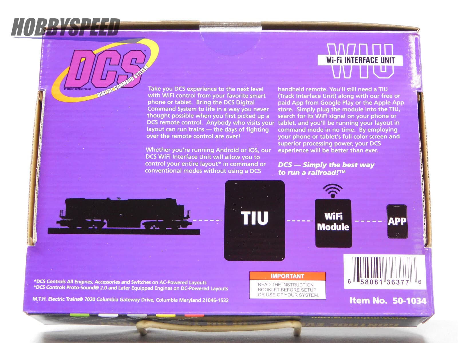 MTH DCS WIFI INTERFACE UNIT digital command tiu app smart device MTH50-1034 NEW 2