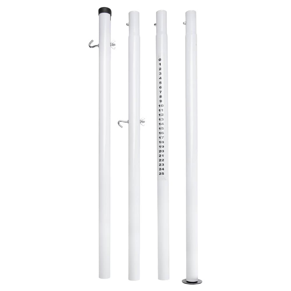 Franklin Sports Steel Volleyball Net System for Beach Steel Poles Stakes Ropes 6