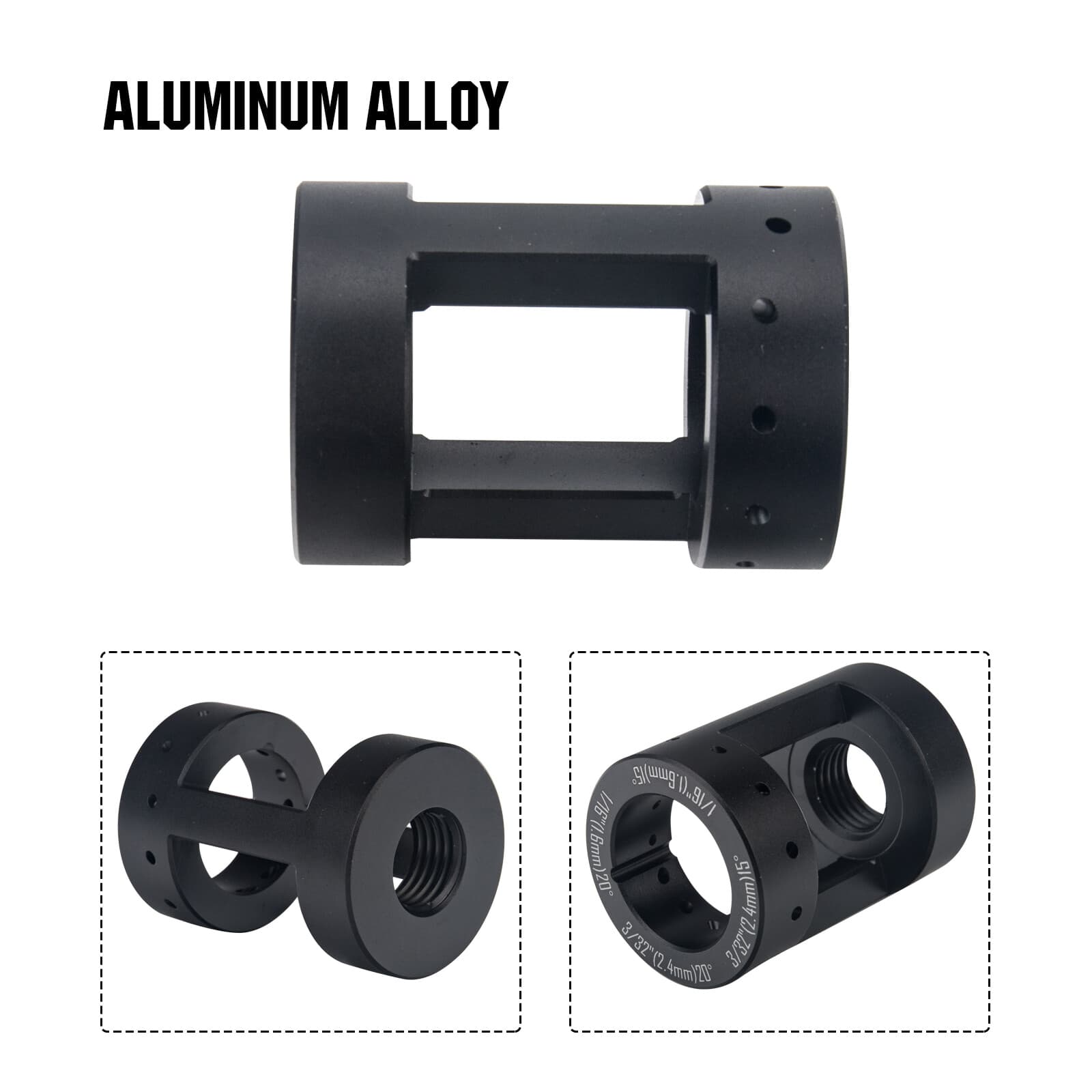 Tungsten Electrode Sharpener Grinder Multi-Angle & Offsets Aluminum TIG Welding 3