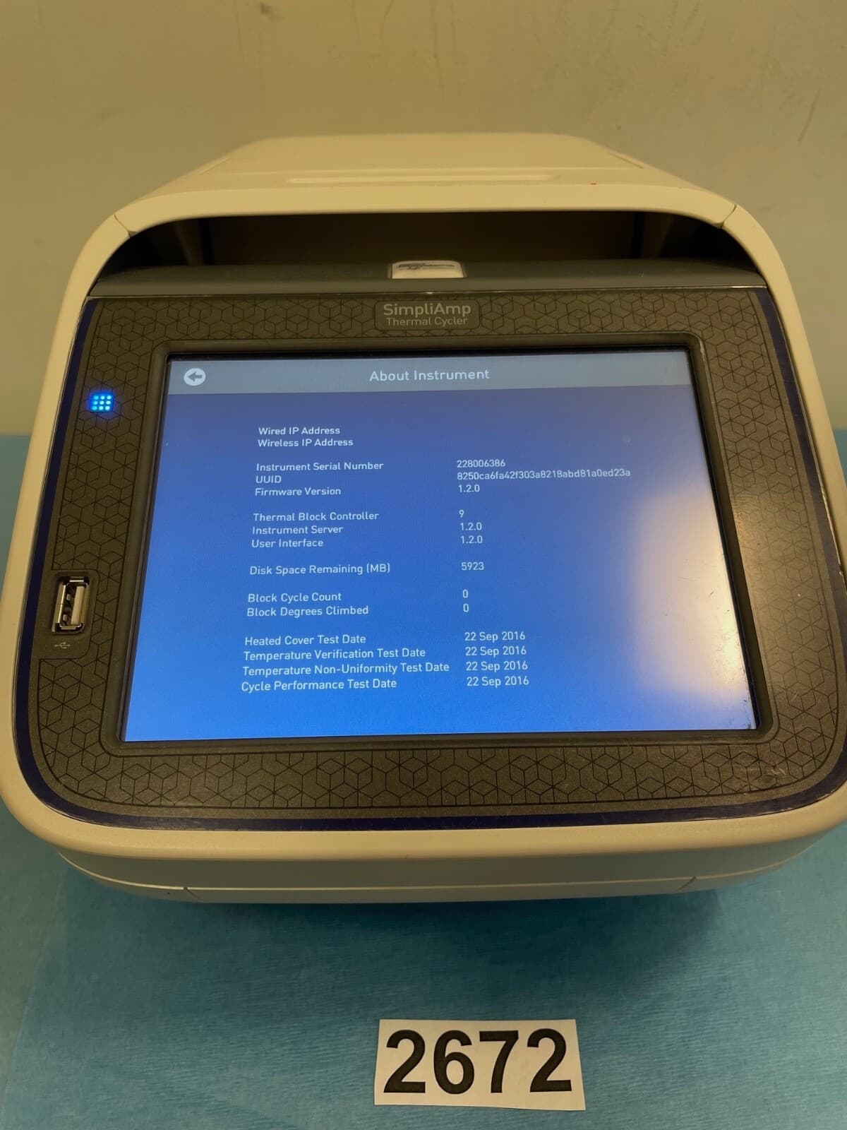 Applied Biosystems A24812 SimpliAmp 96-Well  PCR Thermal Cycler 2