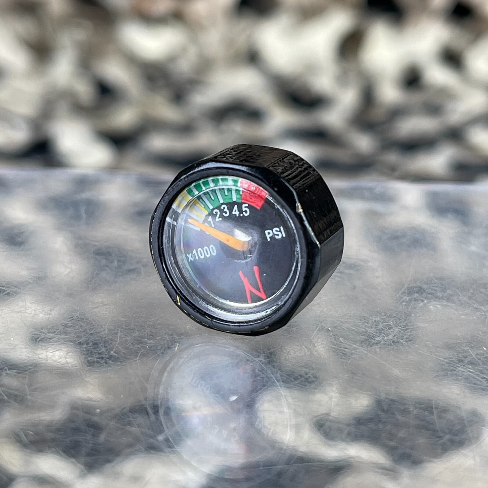 NEW Ninja Ultralite Nano Tank Gauge - Black - 6000 PSI 3