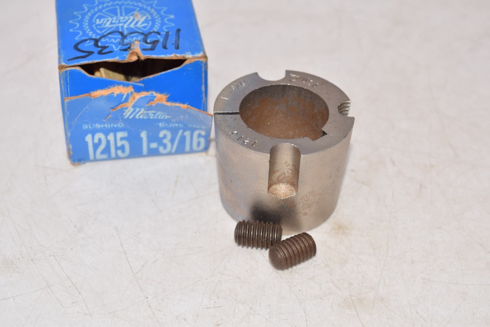 NEW Martin 1215 1-3/16'' Taper Lock Bushing - 1215 Series, 1.1875 in Bore, 1/4 x