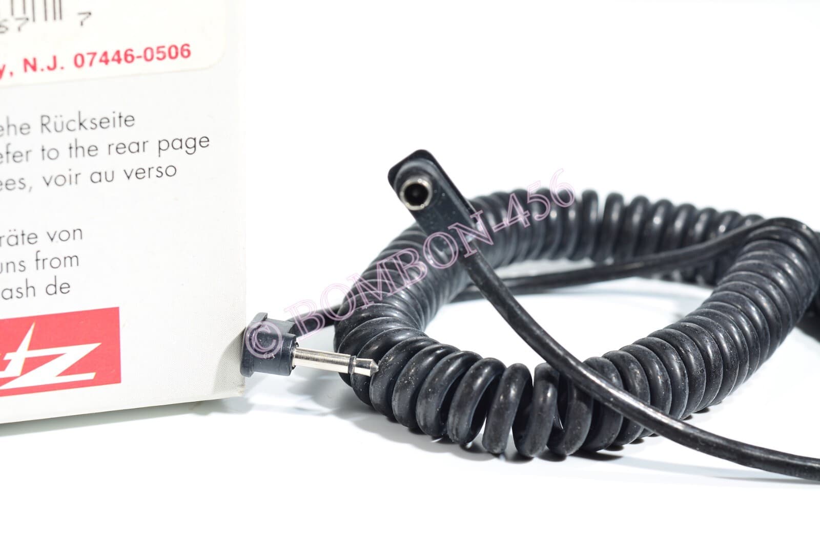 METZ MZ-5534 - 36-52 COILED PC CORD FOR 32CT SERIES FLASHES NOS 2