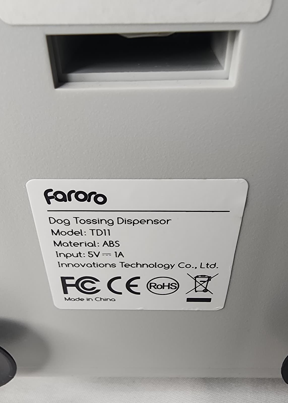 FARORO 1080p Wide Angle Motion Detect DOG CAMERA + TREAT LAUNCHER Dispenser TD11 4