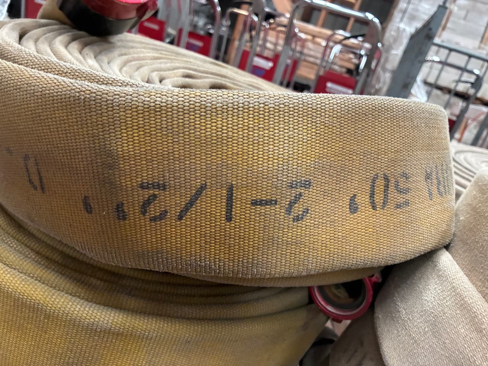 Fire Hose - 1-1/2" x 50' w/ 2 Couplings 4