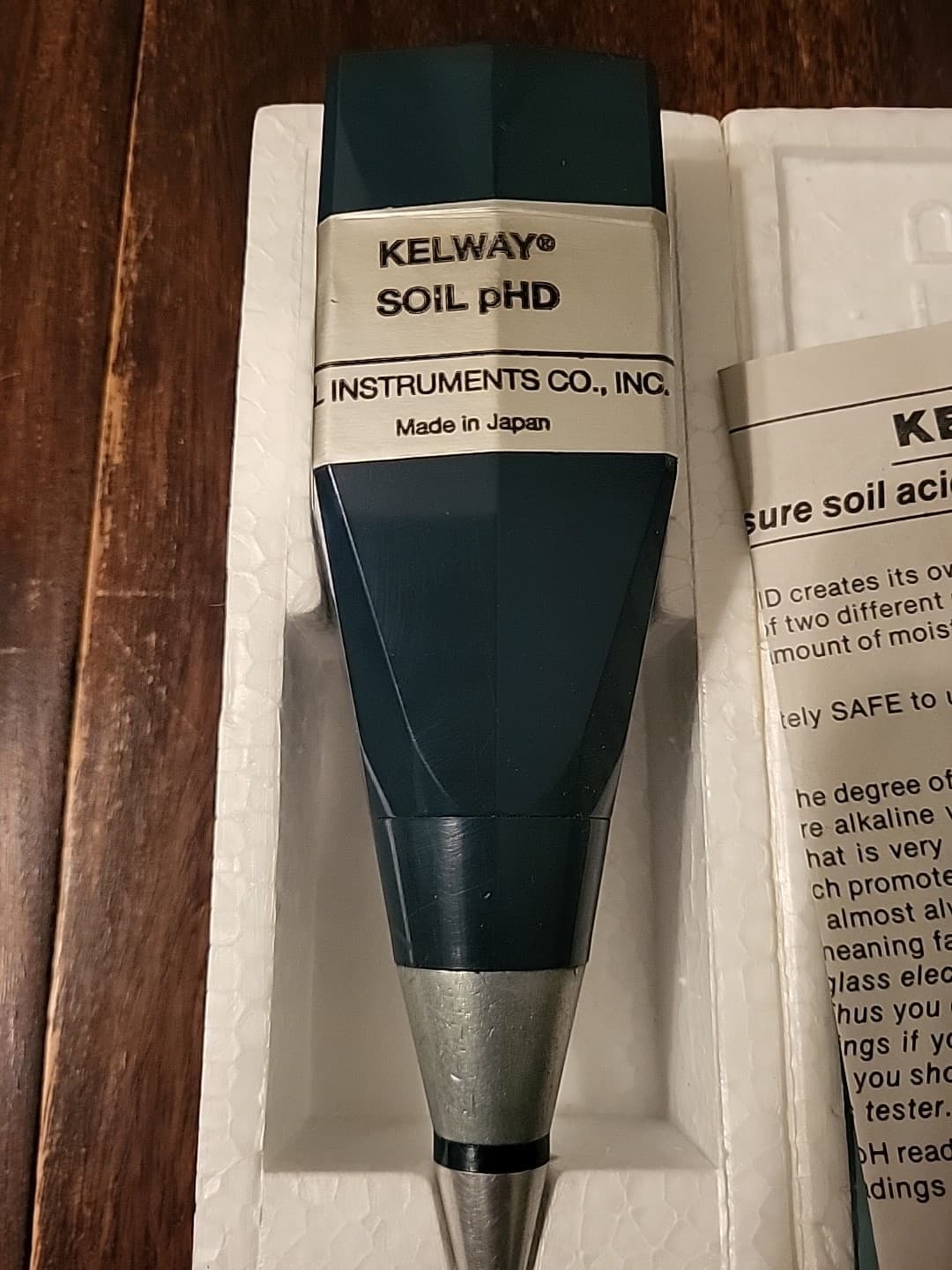 Kelway Vintage Soil Acidity Tester pHD Made In Japan Complete In Box CIB NICE  2