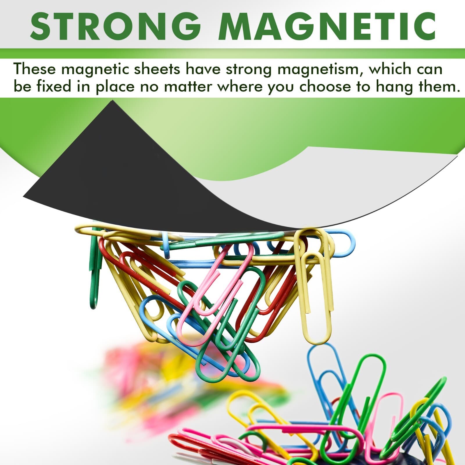 60 PK Self-Adhesive Magnetic Sheets 8.5 x 11 Inch 20Mil Strong Flexible Thick 4