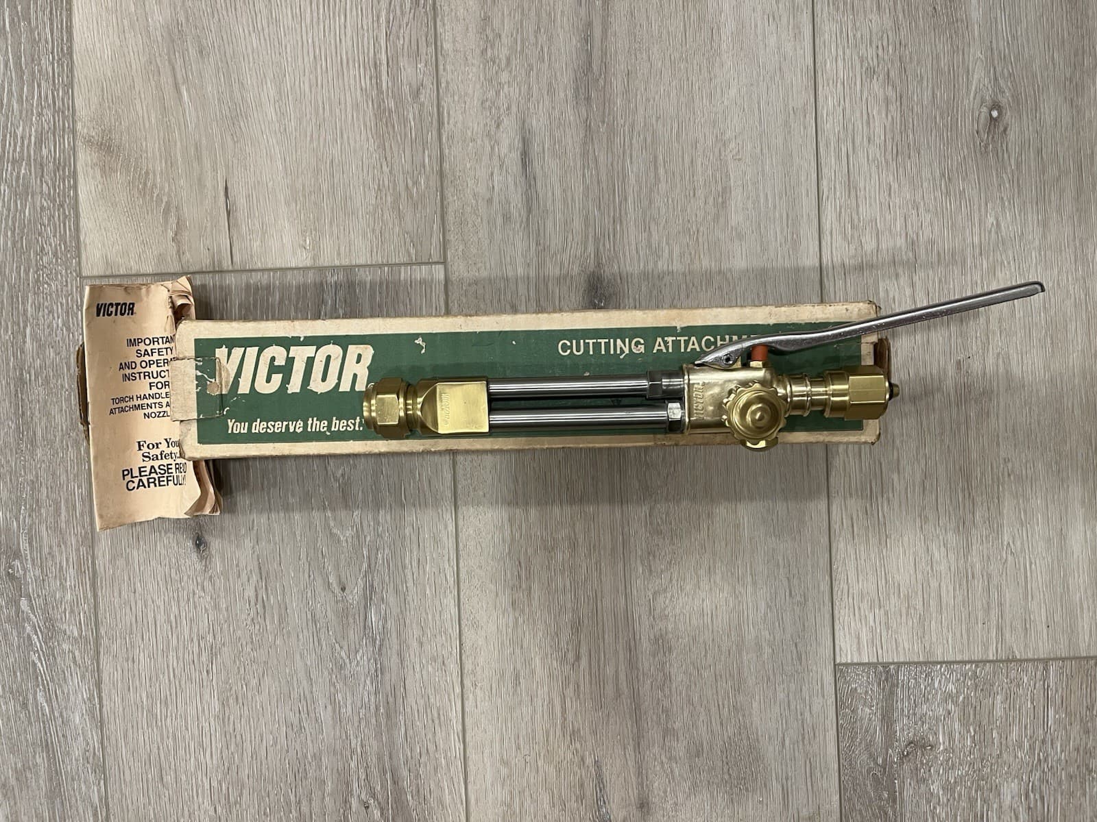 NEW NOS Genuine Victor CA2462 Straight Head Cutting Torch Attachment 0381-0818 5