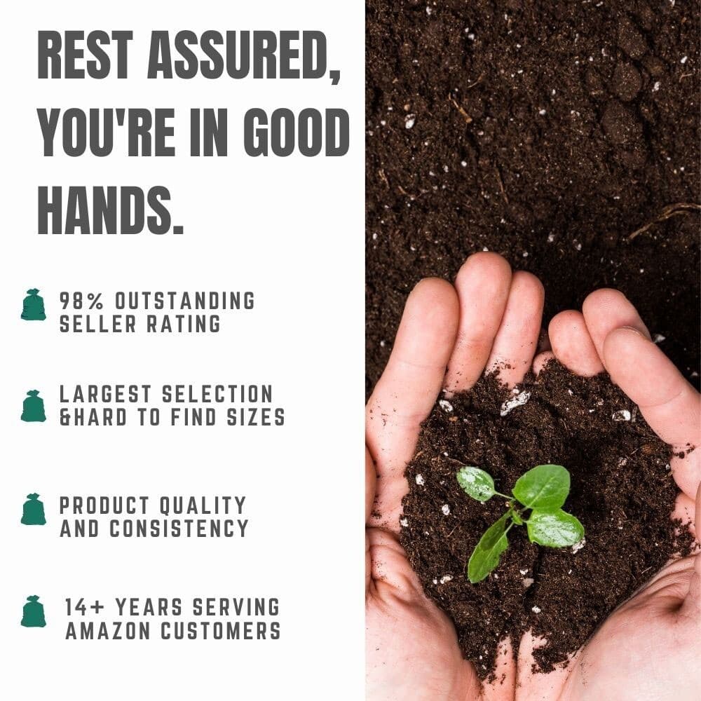 Plasticplace 32-33 Gallon Trash Bags - Green, case of 100 bags 6