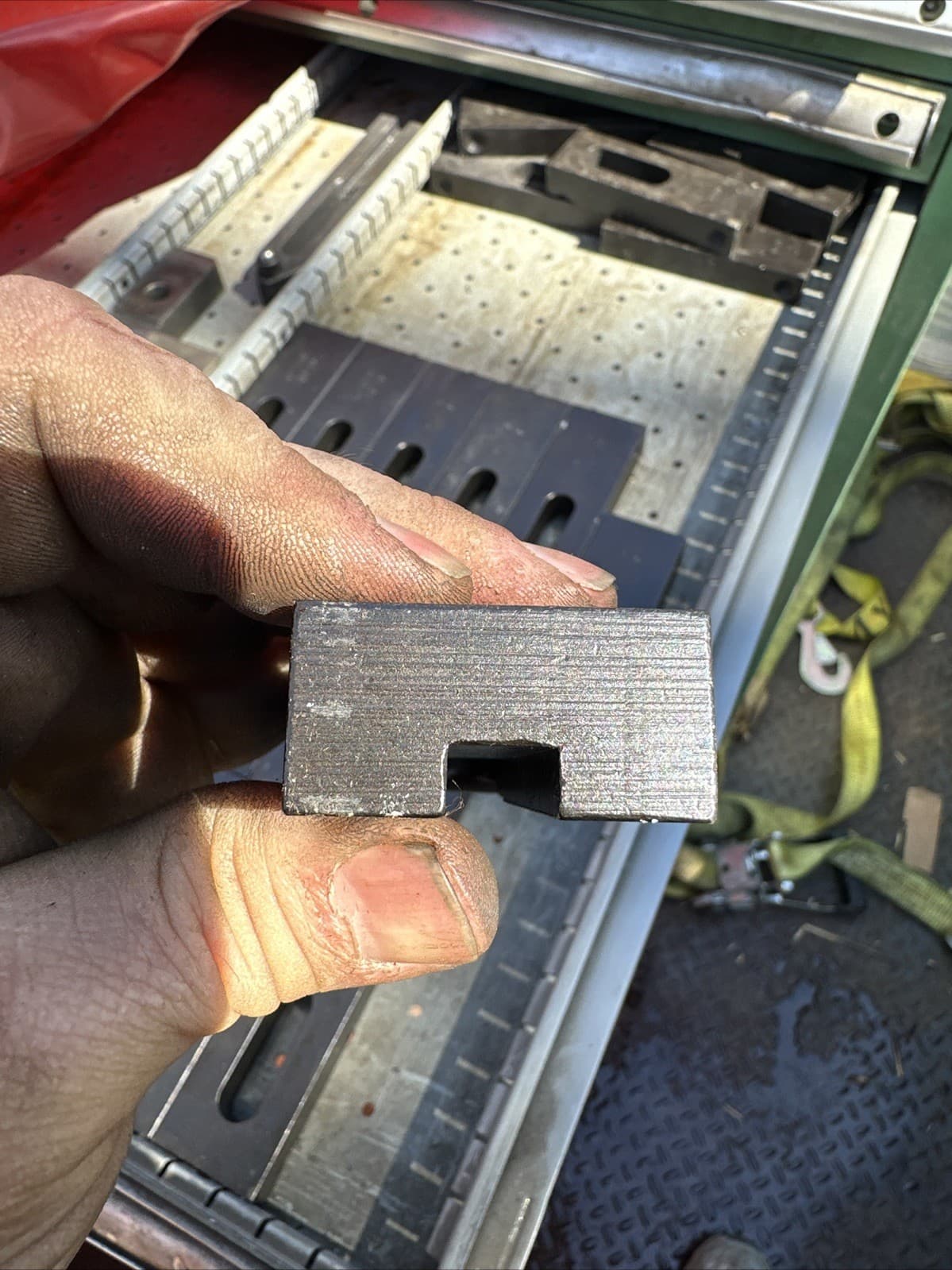 Jergens 36705 Tapped Heel 1/2" Bolt Size Radius Strap Clamp Fixture Set Up Mill 5