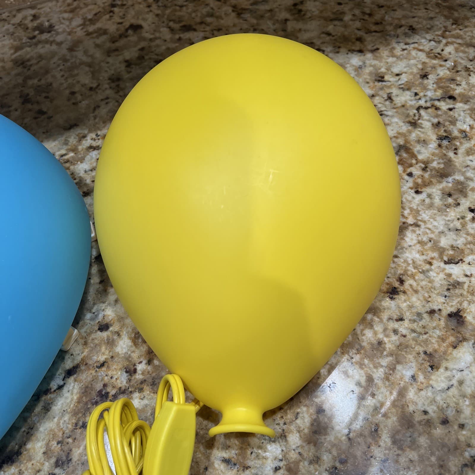 LOT OF 3 IKEA DROMMINGE BALLOON WALL LIGHTS LAMPS 2 YELLOW 1 BLUE TESTED FREE SH 4