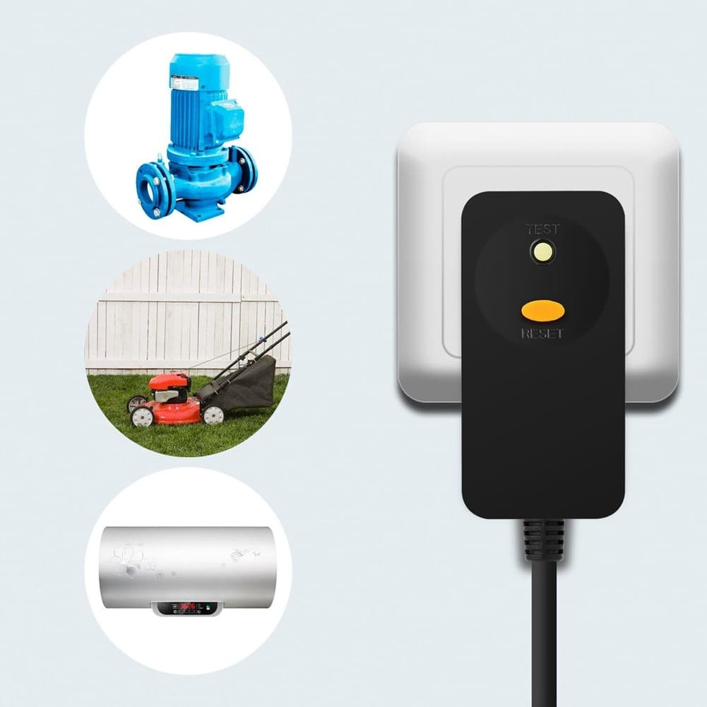 Fi circuit breaker personal protection plug replacement plug 10mA residual current protection 1769 2