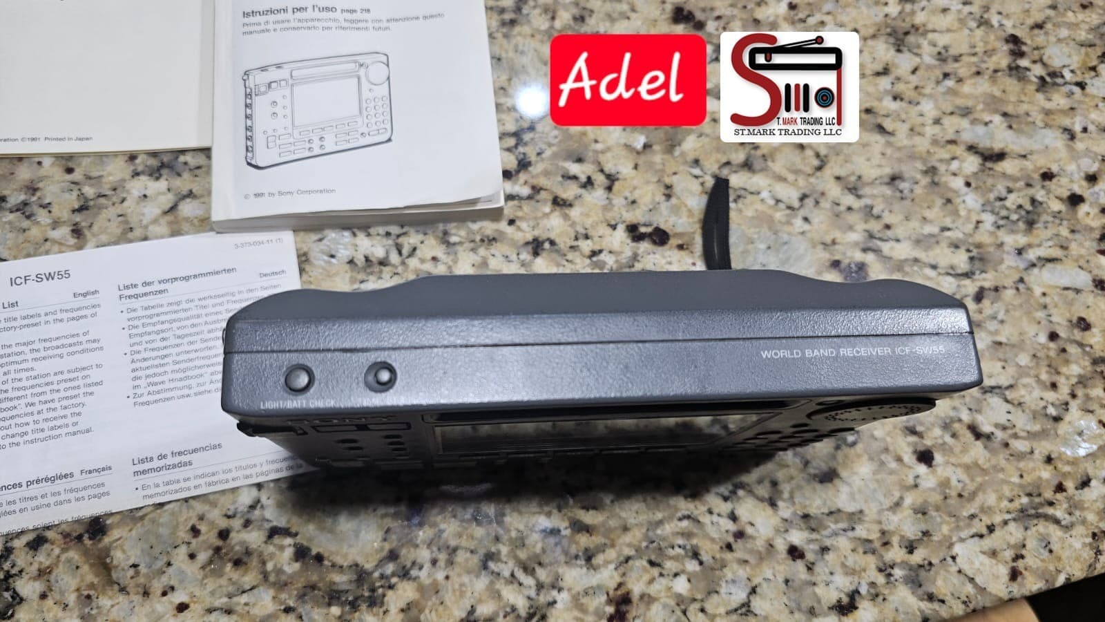 Sony ICF-SW55 Radio Recapped & Upgraded By Adel USA In The Mint Condition 5