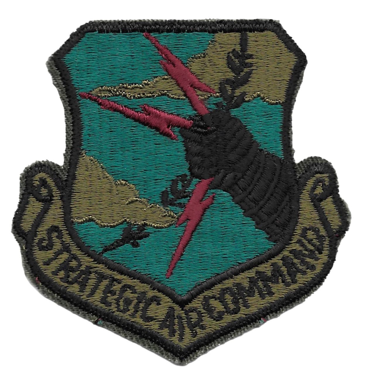 Strategic Air Command ~ SAC ~ US Air Force USAF ~ Vintage Subdued Patch ~ NEW 2