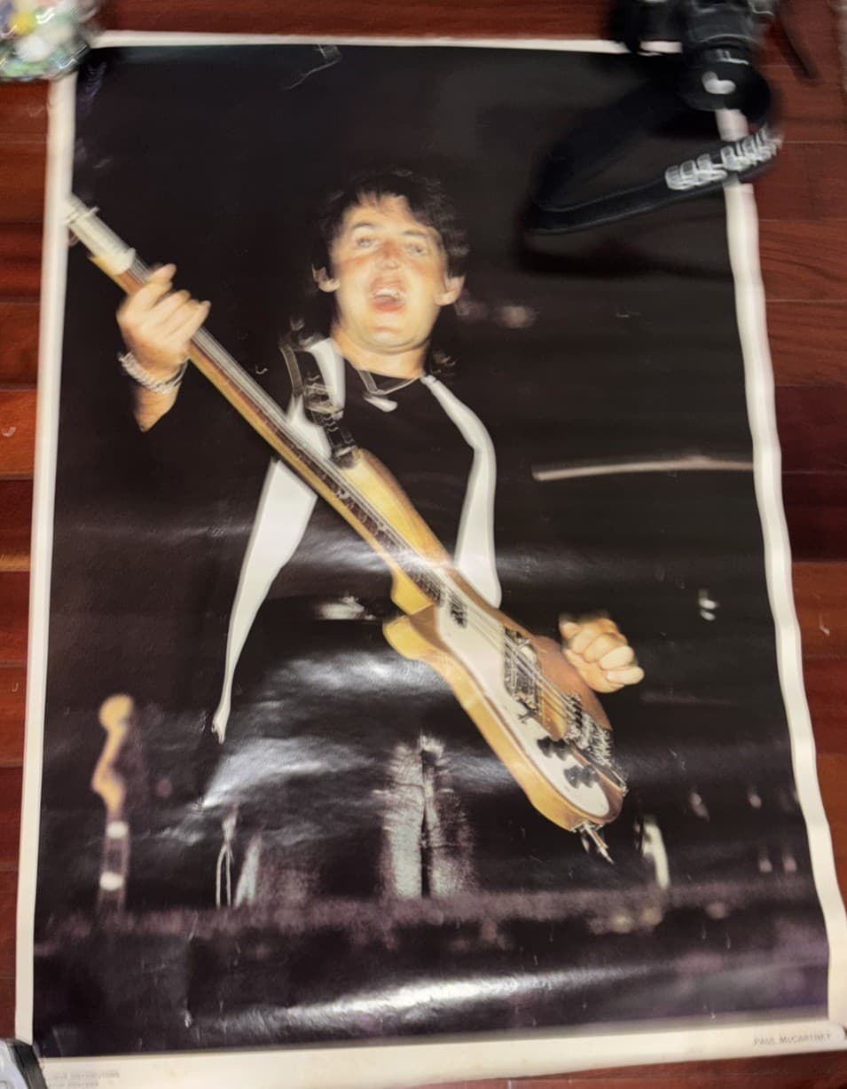 paul mccartney Poster  Vintage  2