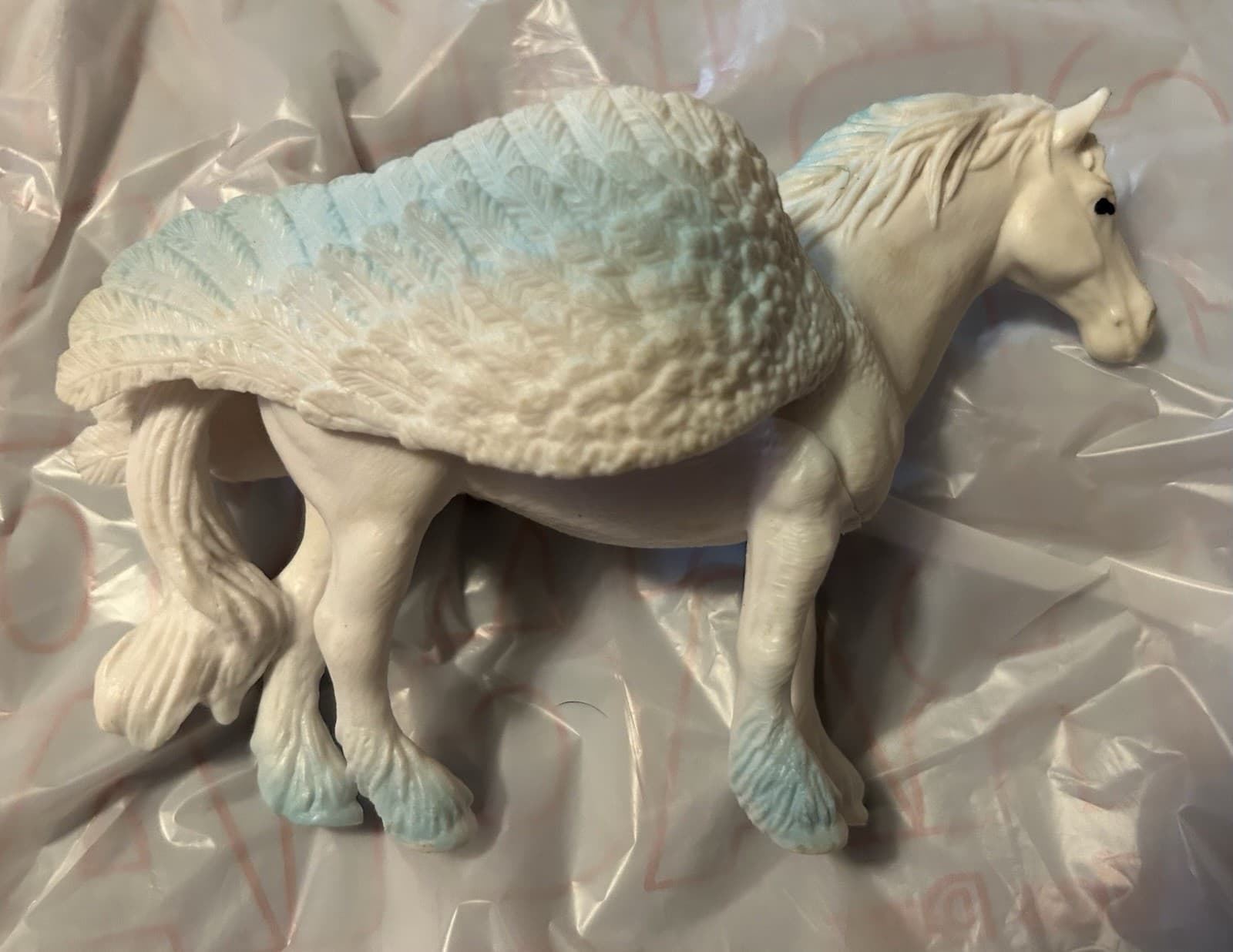 Pegasus Winged Horse Animal Toy Figure White
