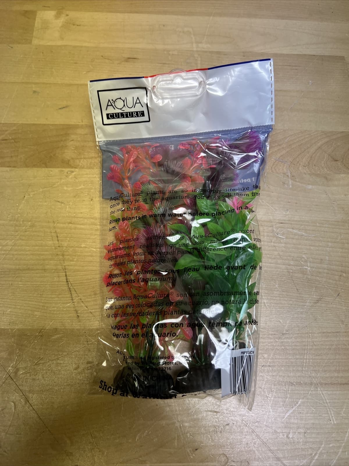 3 Pack Each Aqua Culture Aquarium Plants 1 Small (4-5") 2 Medium (8") (6 TOTAL) 6