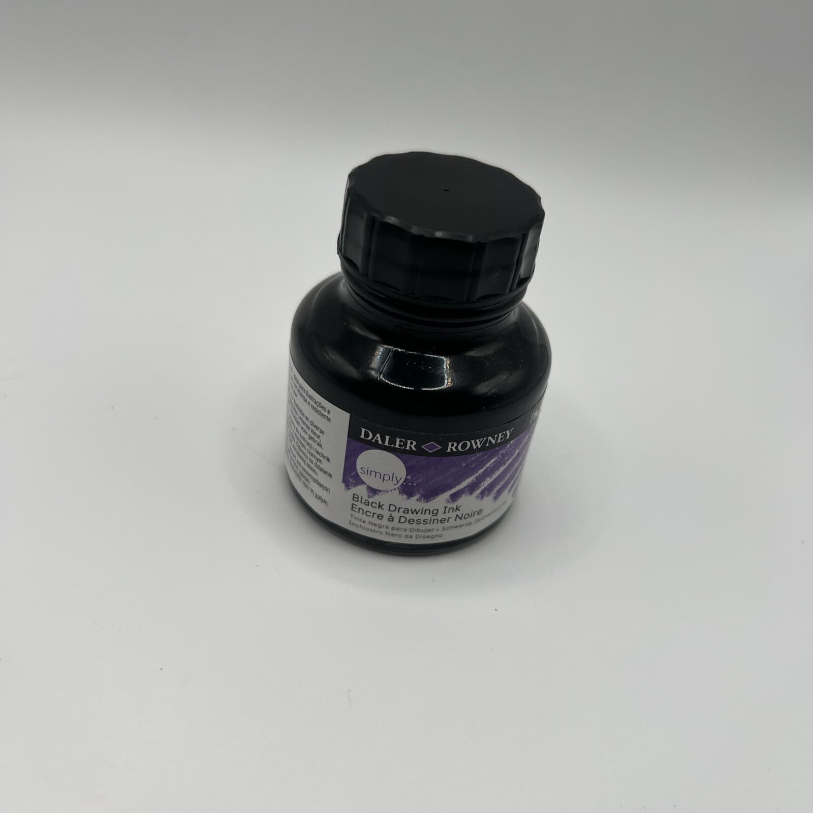 Daler-Rowney Simply Black Drawing & Calligraphy Ink 1 fl oz. New 2