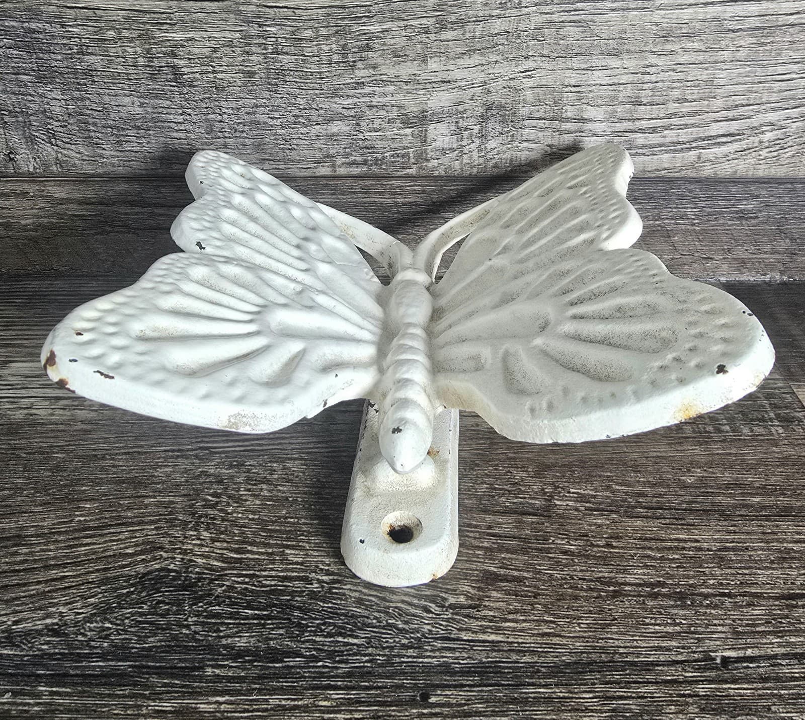 Butterfly Door Knocker Cast Iron Rustic Vintage Retro Nature Farmhouse Garden 2