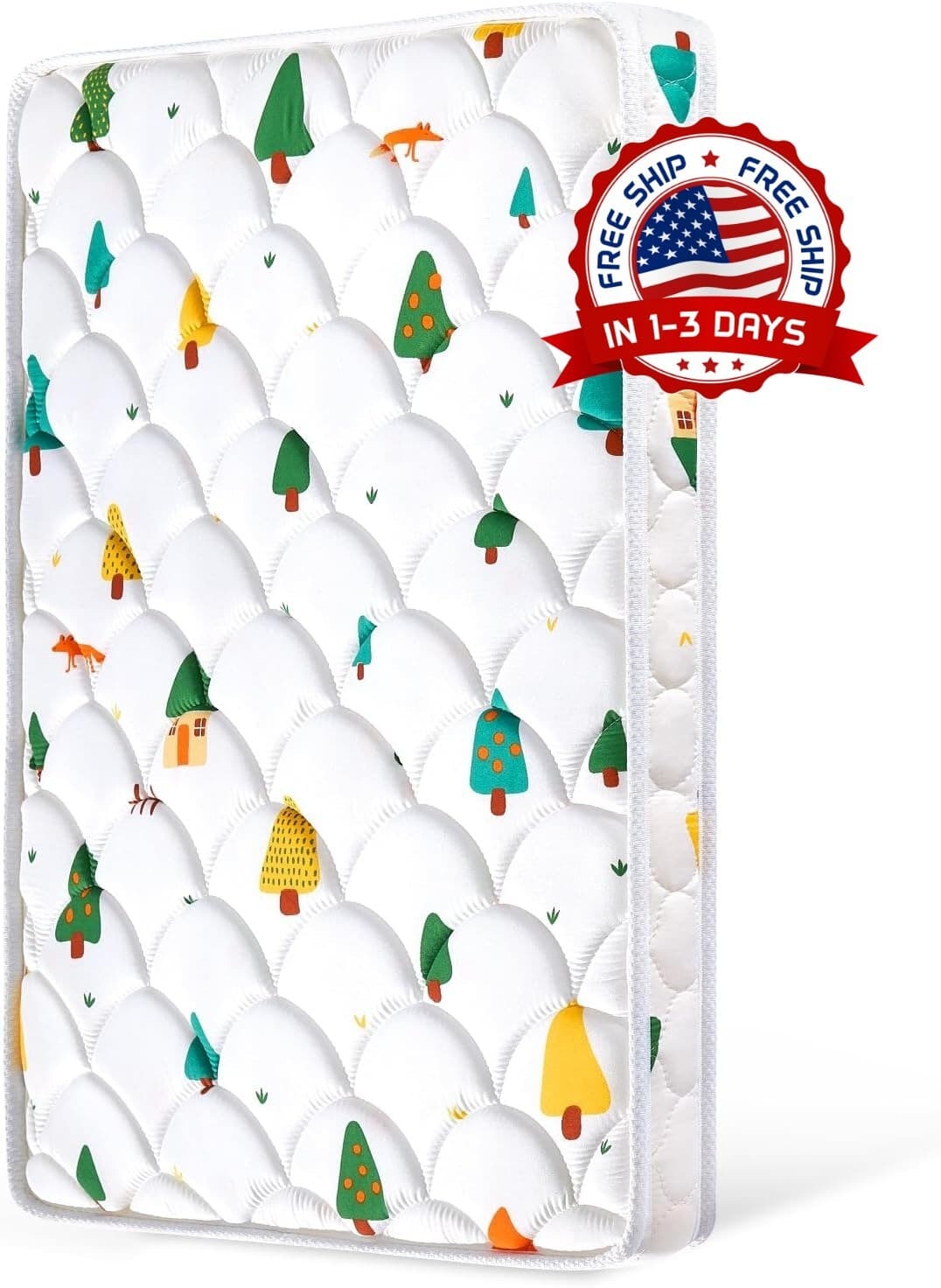 Colchón de cuna firme soporte cómodo espuma de alta densidad de primera calidad