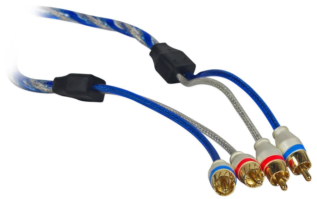 Rockville RWK4CU 4 AWG Gauge 100% Copper Complete Amp Installation Wire Kit OFC 3